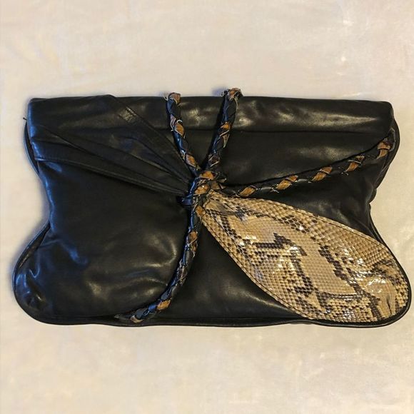Vintage 1980’s 7 Seven by Dimitri Clutch/Crossbody/Shoulder Bag - Picture 7 of 7